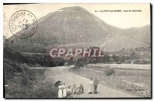 Cartes postales Le Puy de Dome Vue du Sud Est