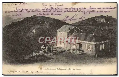 Cartes postales Le Restaurant du Sommet du Puy de Dome