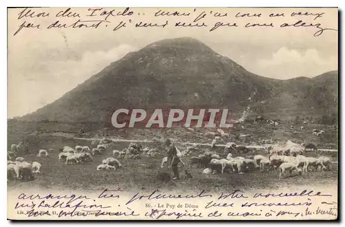 Ansichtskarte AK Le Puy de Dome Berger et moutons