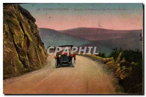 Cartes postales Le Puy de Dome Route Automobile du Puy de Dome