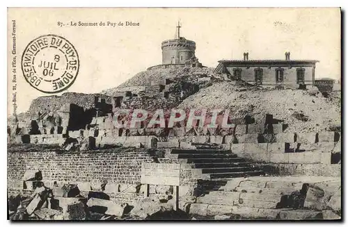 Cartes postales Le Sommet du Puy de Dome