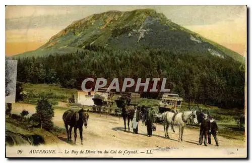 Cartes postales Auvergne Le Puy de Dome vu du Col de Ceyssat