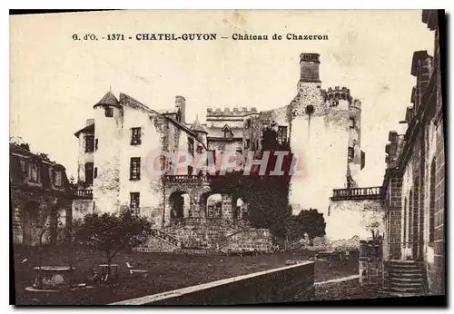 Cartes postales Chatel Guyon Chateau de Chazeron