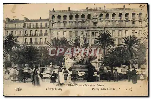 Cartes postales Toulon Place de la Liberte