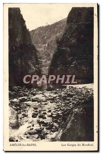 Cartes postales Amelie les Bains Les Gorges du Mondoni