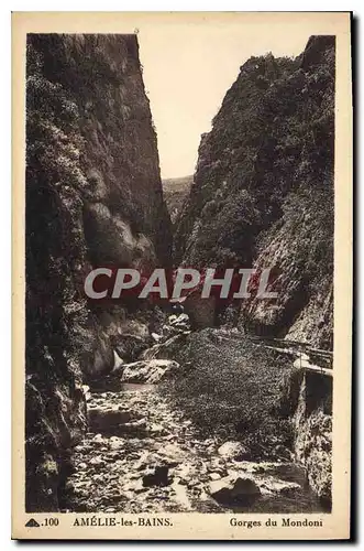 Cartes postales Amelie les Bains Gorges du Mondoni