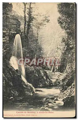 Cartes postales Cascade de Mondony Amelie les Bains