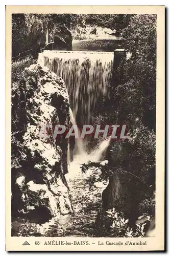 Ansichtskarte AK Amelie les Bains La Cascade d'Annibal