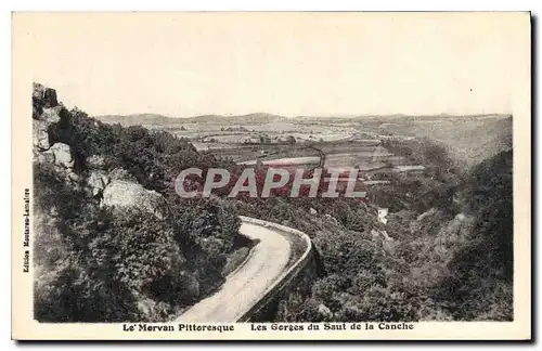 Ansichtskarte AK Le Morvan Pittoresque Les Gorges du Saut de la Canche