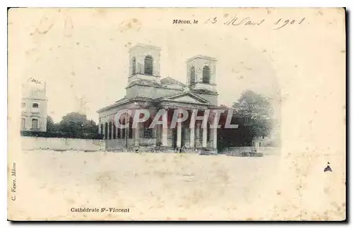 Cartes postales Macon Cathedrale St Vincent