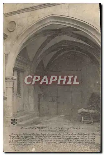 Cartes postales Verdun Porche de la Princerie Vue Interieure