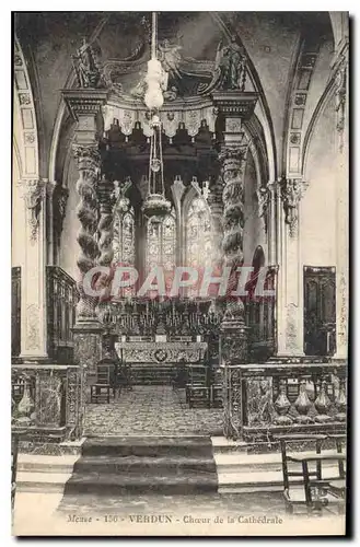 Cartes postales Verdun Cheour de la Cathedrale