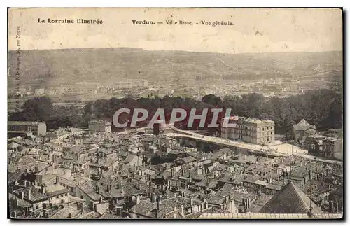 Cartes postales Verdun Ville Basse Vue generale