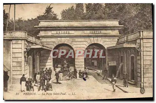 Cartes postales Verdun La Porte Saint Paul