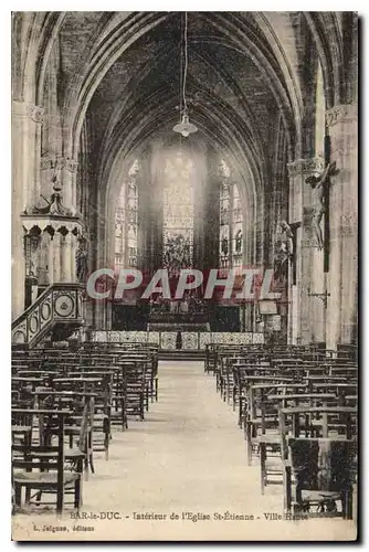 Cartes postales Bar le Duc Interieur de l'Eglise St Etienne