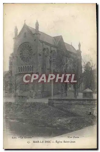 Cartes postales Bar le Duc Eglise Saint Jean