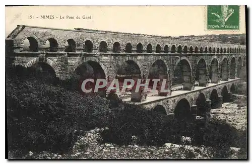 Cartes postales Nimes Le Pont du Gard