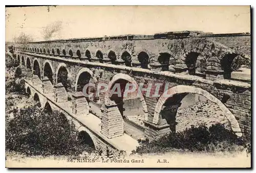 Cartes postales Nimes Le Pont du Gard