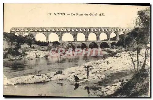 Cartes postales Nimes Le Pont du Gard