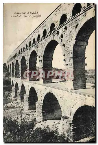 Ansichtskarte AK Environs d'Uzes Pont du Gard