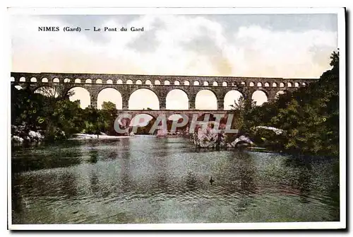 Cartes postales Nimes Gard Le Pont du Gard