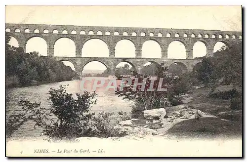 Cartes postales Nimes Le Pont du Gard