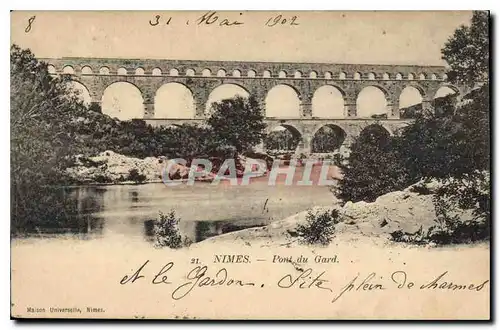 Cartes postales Nimes Pont du Gard