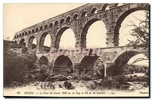 Cartes postales Nimes Le Pont du Gard