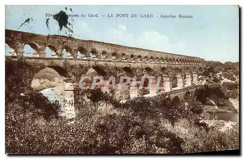 Cartes postales Le Pont du Gard Aqueduc Romain