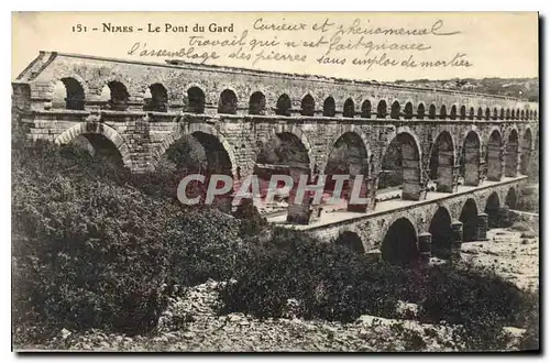 Cartes postales Nimes Le Pont du Gard