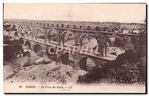 Cartes postales Nimes Le Pont du Gard