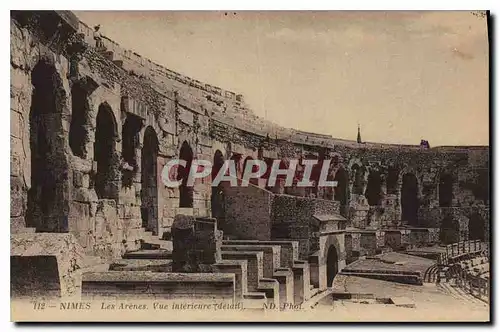 Cartes postales Nimes Les Arenes Vue interieure