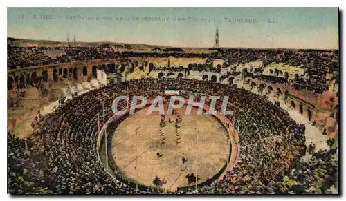 Cartes postales Nimes Interieur des Arenes