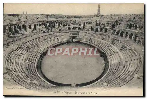 Cartes postales Nimes Interieur des Arenes