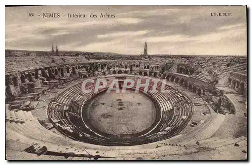 Cartes postales Nimes Interieur des Arenes