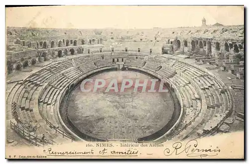 Cartes postales Nimes Interieur des Arenes