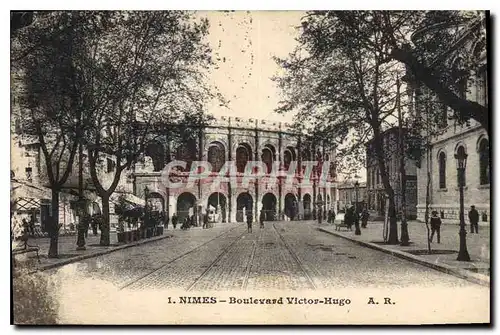 Ansichtskarte AK Nimes Boulevard Victor Hugo