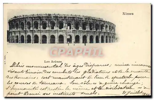 Cartes postales Nimes Les Arenes