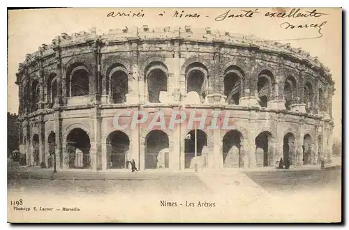 Cartes postales Nimes Les Arenes