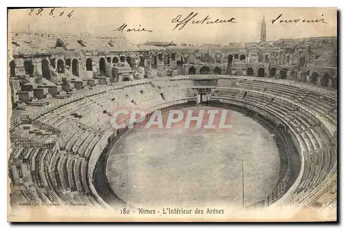 Cartes postales Nimes L'Interieur des Arenes