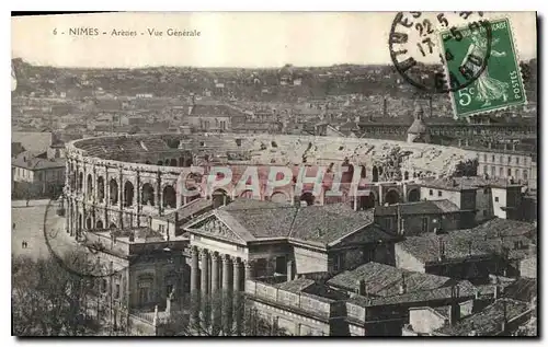Cartes postales Nimes Arenes Vue Generale