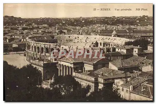 Cartes postales Nimes Vue generale