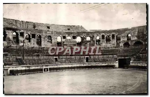 Cartes postales Nimes Les Arenes Vue interiuere