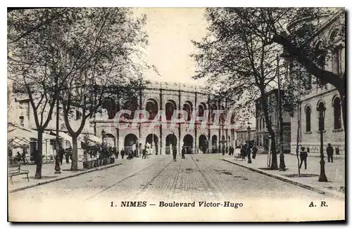 Ansichtskarte AK Nimes Boulevard Victor Hugo