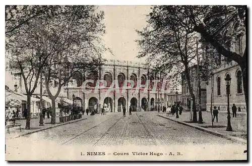 Ansichtskarte AK Nimes Cours Victor Hugo