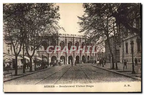 Ansichtskarte AK Nimes Boulevard Victor Hugo