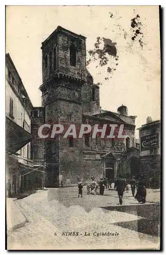 Cartes postales Nimes La Cathedrale