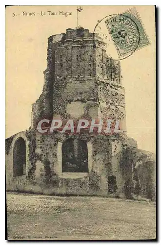 Cartes postales Nimes La Tour Magne