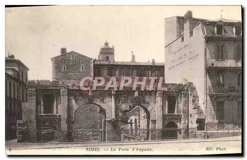 Cartes postales Nimes La Porte d'Auguste