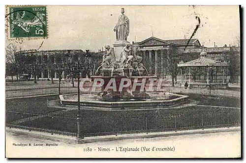 Cartes postales Nimes L'Esplanade Vue d'ensemble